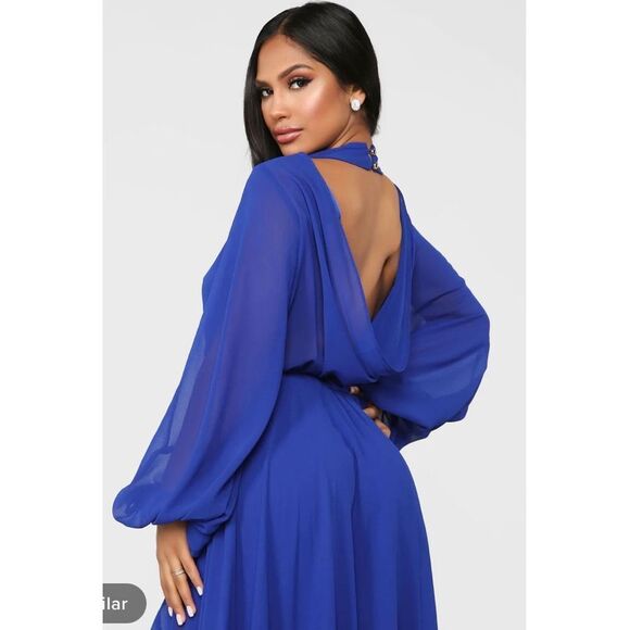 Fashion Nova Your Highness Maxi Dress NWT - Picture 6 of 12